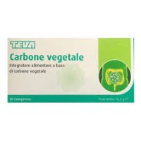 TEVA CARBONE VEGETALE 40 COMPRESSE 